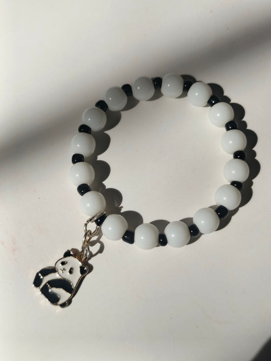 Panda charm bracelet set