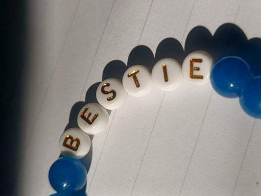 Royal bestie charm bracelet