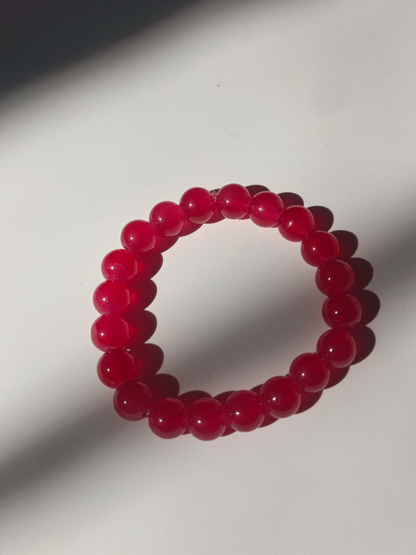 Red bow bracelet set