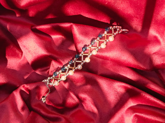 Azure Pearl Grace bracelet
