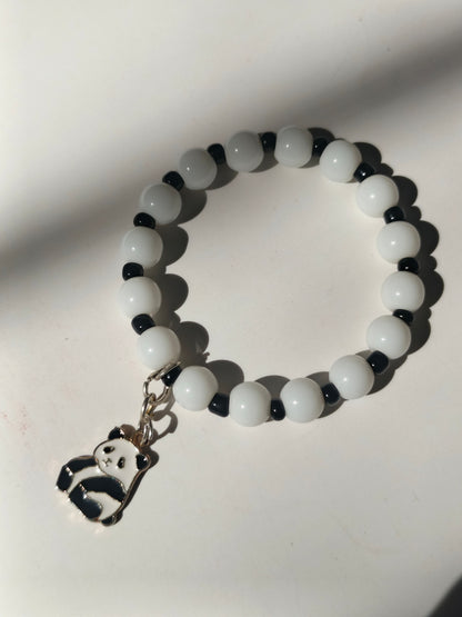 Panda charm bracelet set