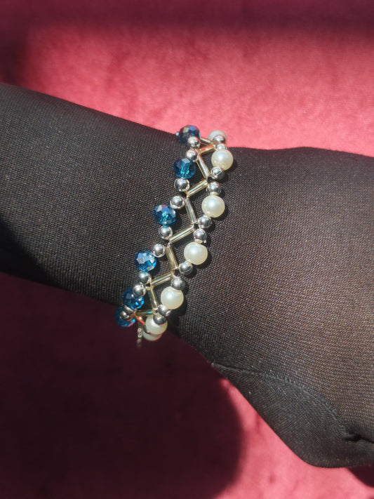 Azure Pearl Grace bracelet
